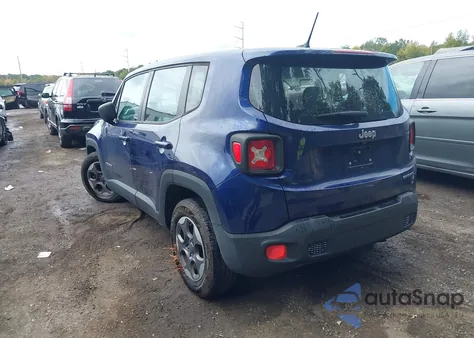 2016 Jeep Renegade Sport from USA, damaged, VIN ZACCJAAT3GPC95611